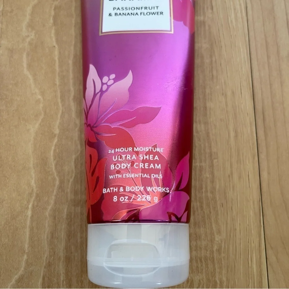 Bath & Body Works Bahamas Passionfruit Banana Flower Ultra Shea Body Cream 8oz